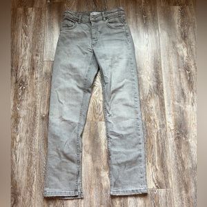 Grey Zara Straight fit 11/12 Jeans